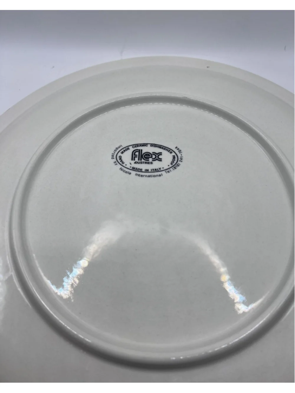 Vintage Pizza Plate Made In Italy Nicola International Chef 11 1/4” Ceramic Dish